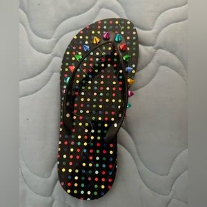 CHRISTIAN LOUBOUTIN
Loubi studded rubber flip flops
Brand new size 36